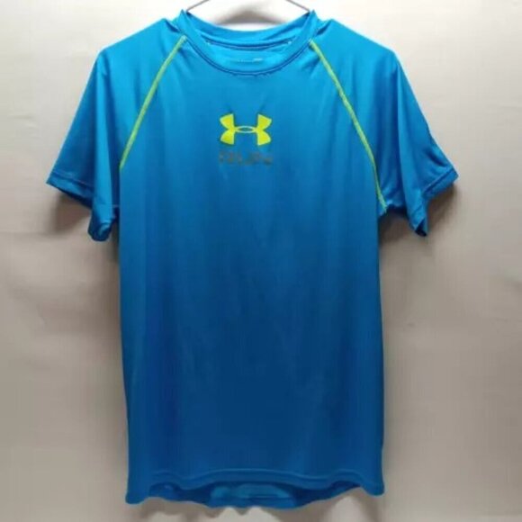 Under Armour Run Heat Gear Loose Fit Adult Small Raglan Sleeve Short Sleeve Te - Picture 6 of 11